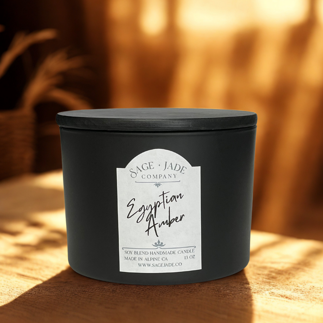EGYPTIAN AMBER CANDLE