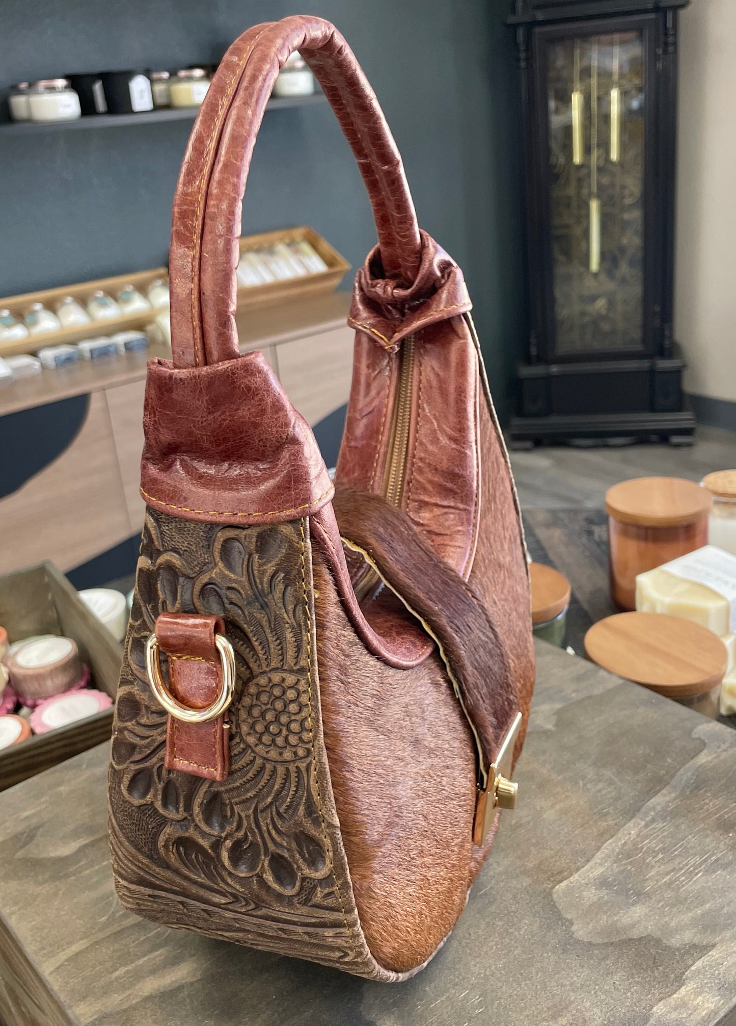 Western Moon Cowhide Bag