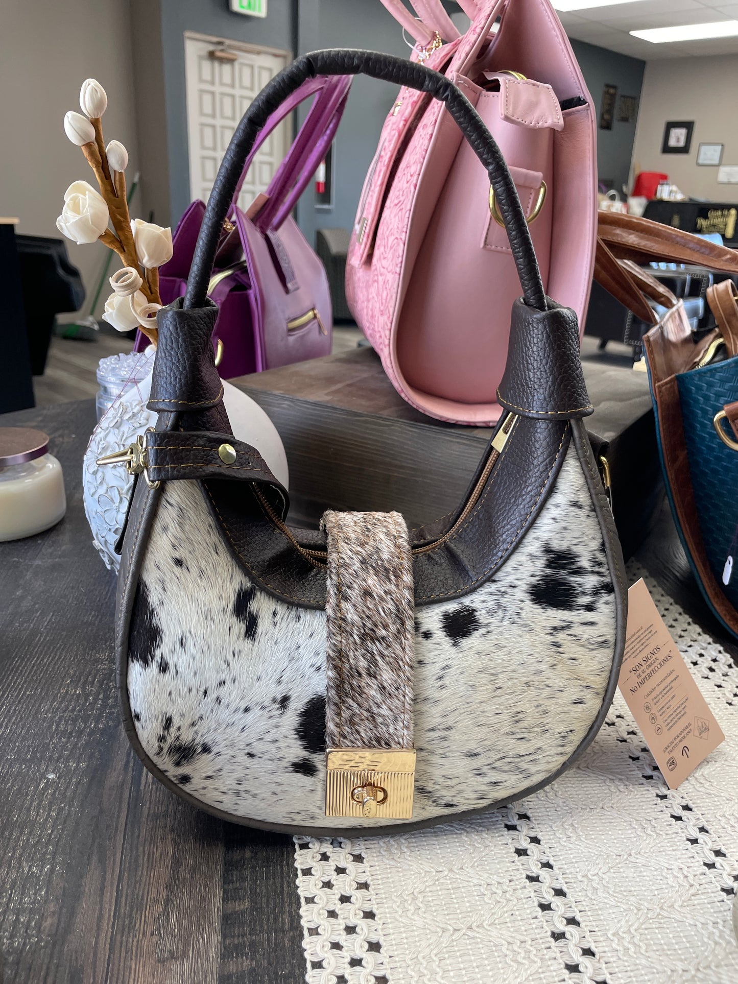 Western Moon Cowhide Bag