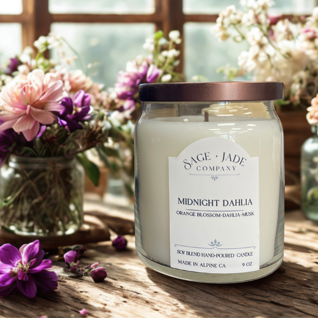 Midnight Dahlia Candle